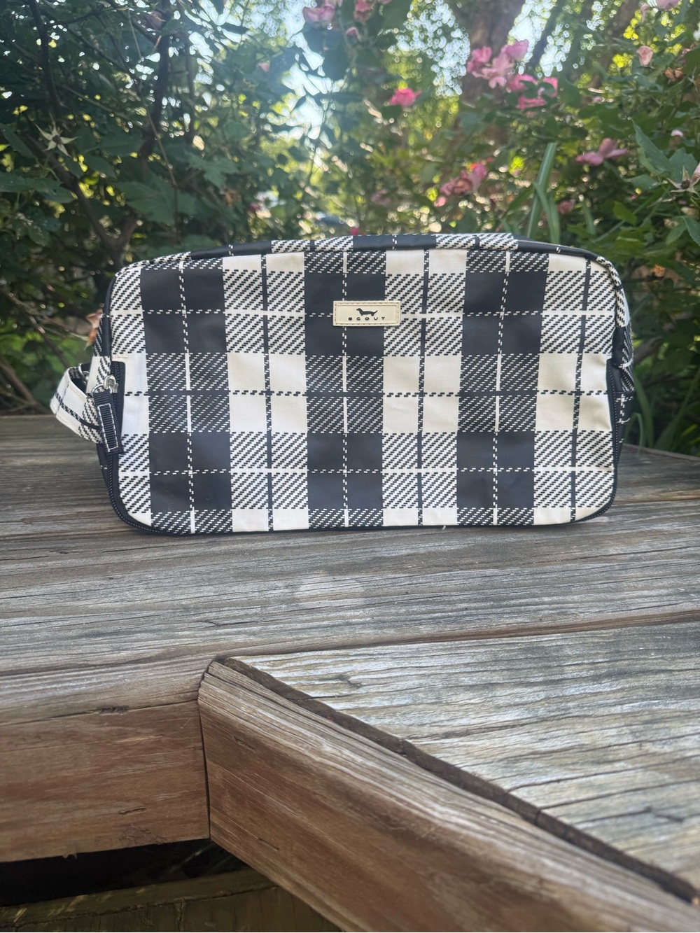 Scout Plaid 3-in-1 Travel Bag Black & White
